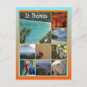 St. Thomas - Schilderachtig Foto Collage 6119 Briefkaart (Voorkant)