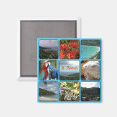 St. Thomas - Schilderachtig fotocollage Magneet (Voorkant / Achterkant)