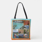 St. Thomas - Schilderachtig fotocollage Tote Bag (Achterkant)