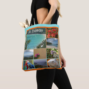 St. Thomas - Schilderachtig fotocollage Tote Bag