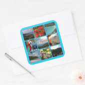 St. Thomas - Schilderachtig fotocollage Vierkante Sticker (Envelop)