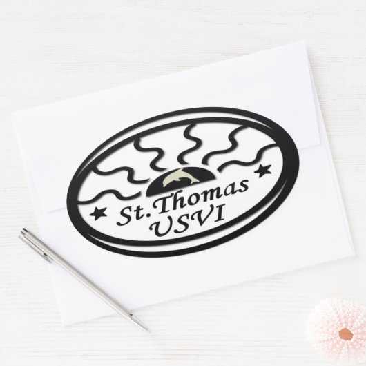 St Thomas Sticker (Envelop)