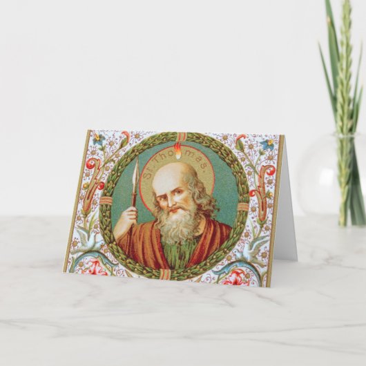 St Thomas the Apostle (JMAS12) Blank Greeting Kaart (Voorkant)