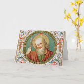 St Thomas the Apostle (JMAS12) Blank Greeting Kaart (Gele Bloem)