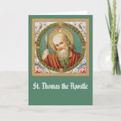 St Thomas the Apostle (JMAS12) Blank Greeting Kaart (Voorkant)