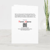 St Thomas the Apostle (JMAS12) Blank Greeting Kaart (Achterkant)