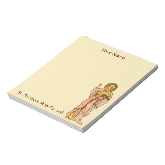 St. Thomas the Apostle (RLS 18) 5,5"x6" Notitieblok (Linkerzijde)