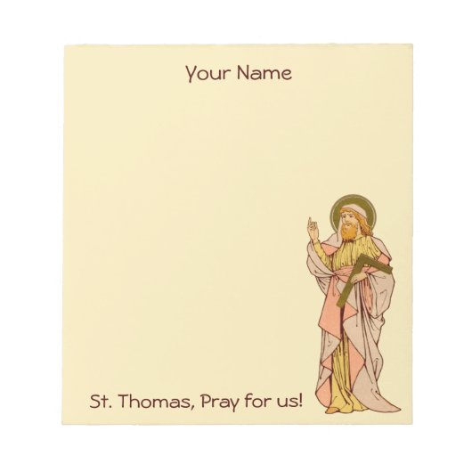 St. Thomas the Apostle (RLS 18) 5,5"x6" Notitieblok (Voorkant)