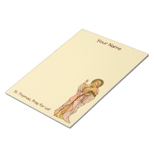 St. Thomas the Apostle (RLS 18) 8,5 x11" Notitieblok (Schuin)