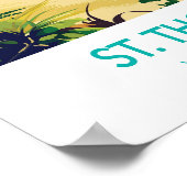 St. Thomas Travel Poster, US Virgin Islands Poster (Hoek)