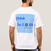 St Thomas TShirt - Blauwe versie (Achterkant)