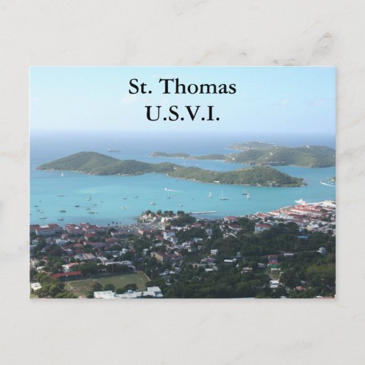 St. Thomas U.S.V.I. Briefkaart (Voorkant)