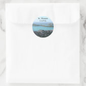 St. Thomas U.S.V.I. Ronde Sticker (Tas)