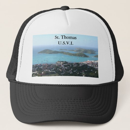 St. Thomas U.S.V.I. Trucker Pet (Voorkant)