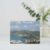 St Thomas Uitzicht Briefkaart (Staand voorkant)