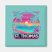 St Thomas US Maagdeneilanden magneet (Voorkant)