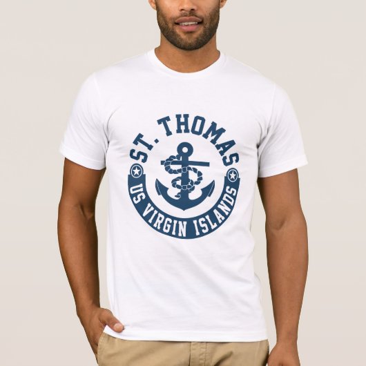 St. Thomas US. Maagdeneilanden T-shirt (Voorkant)