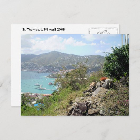 St. Thomas, USVI Briefkaart (Voorkant / Achterkant)