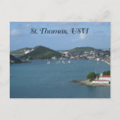 St. Thomas USVI Briefkaart (Voorkant)