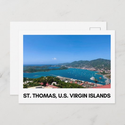 St. Thomas, USVI Briefkaart (Voorkant / Achterkant)