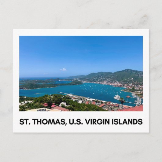 St. Thomas, USVI Briefkaart (Voorkant)