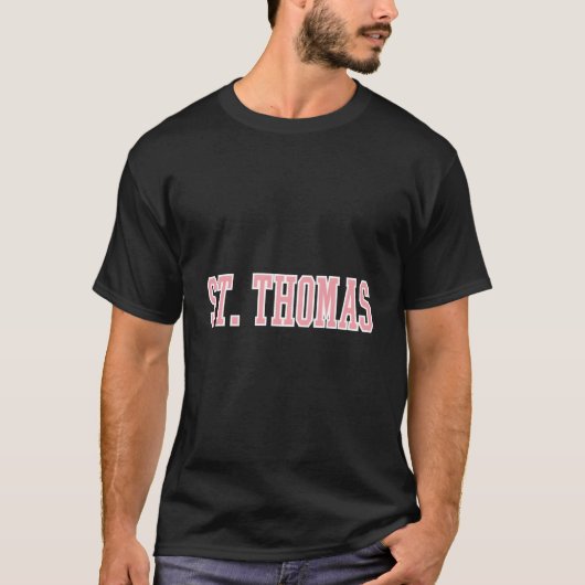 St Thomas Usvi K Varsity Style T-shirt (Voorkant)