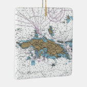 St Thomas USVI Keramisch Ornament (Rechts)