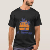 St. Thomas Usvi Maagdeneilanden Caribbean Beach To T-shirt (Voorkant)