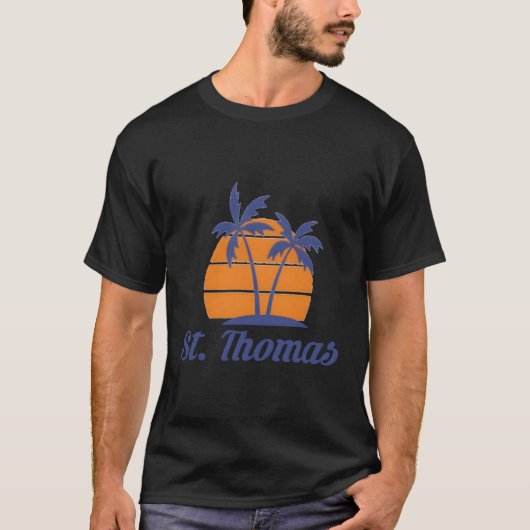 St. Thomas Usvi Maagdeneilanden Caribbean Beach To T-shirt (Voorkant)