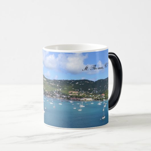 St. Thomas, USVI-mok Magische Mok (Voorkant rechts)