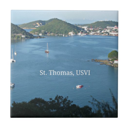 St. Thomas, USVI Tegeltje (Voorkant)