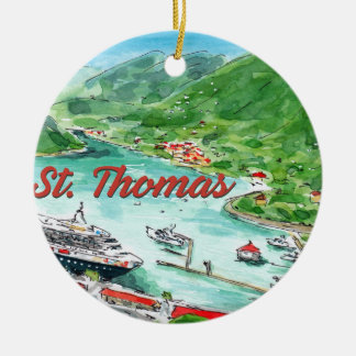 St. Thomas-versiering Keramisch Ornament