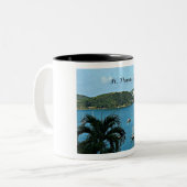 St. Thomas, VI Tweekleurige Koffiemok (Voorkant links)