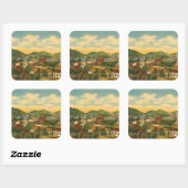 St Thomas Vierkante Sticker (Vel)