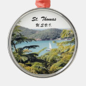 St. Thomas, VS.V.I. Metalen Ornament (Voorkant)