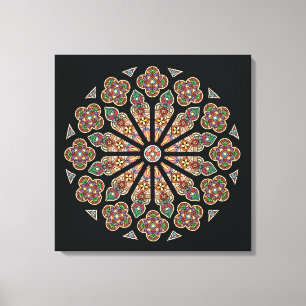 St. Thomas Window canvas 24x24 inch Afdruk