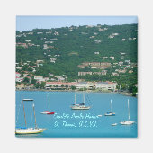 St. Thomas zeilboten magneet (Voorkant)