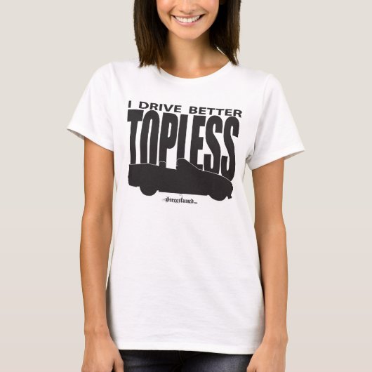 ST "Topless" Shirt vrouwen (Voorkant)