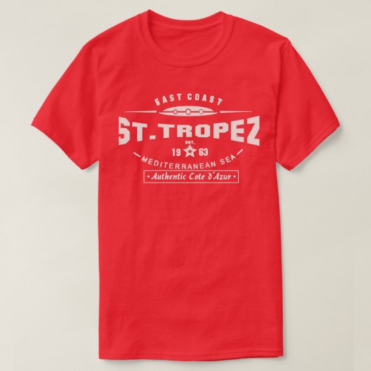 St. Tropez Authentic T T-shirt (Design voorkant)