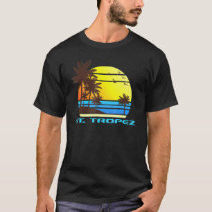 St. Tropez Beach Surf Summer Souvenir T-shirt