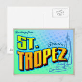 ST. TROPEZ BRIEFKAART (Voorkant / Achterkant)