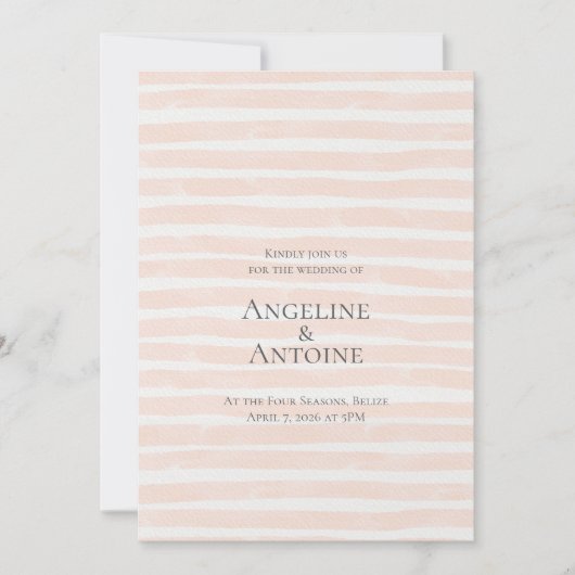 St. Tropez Destination Wedding  Kaart (Voorkant)