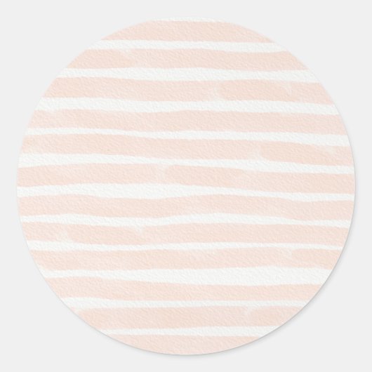 St. Tropez Destination Wedding  Ronde Sticker (Voorkant)