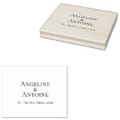 St. Tropez Destination Wedding  Rubberstempel (Gestempeld)