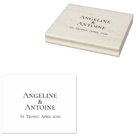 St. Tropez Destination Wedding  Rubberstempel