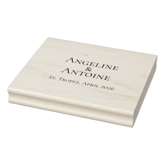 St. Tropez Destination Wedding  Rubberstempel (Stempel)