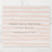 St. Tropez Destination Wedding  Sparkling Wijnetiket (Enkel label)