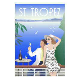 St. Tropez Foto Afdruk