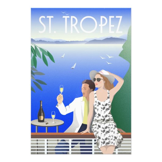 St. Tropez Foto Afdruk (Voorkant)
