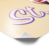 st. tropez France-reisposter voor wijn Foto Afdruk (Hoek)